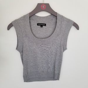⭐ 3/$20 Express Gray Knit Cropped Tank Top